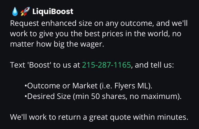 Sporttrade LiquiBoost promotion