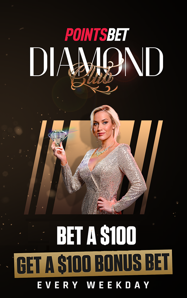 Screenshot of a PointsBet Diamond Club VIP offer