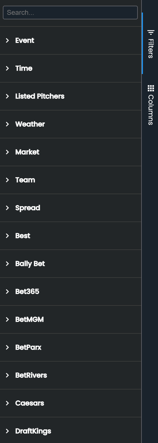 Browse Odds Filtering